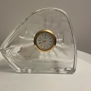 Vintage Mikasa Voyager Crystal Quartz Clock